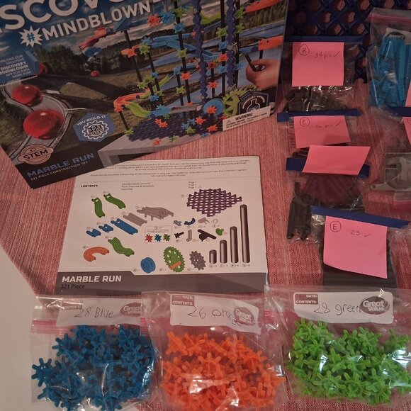 DISCOVERY Marble Run Set 321 pieces #mindblown Stem - Picture 6 of 13